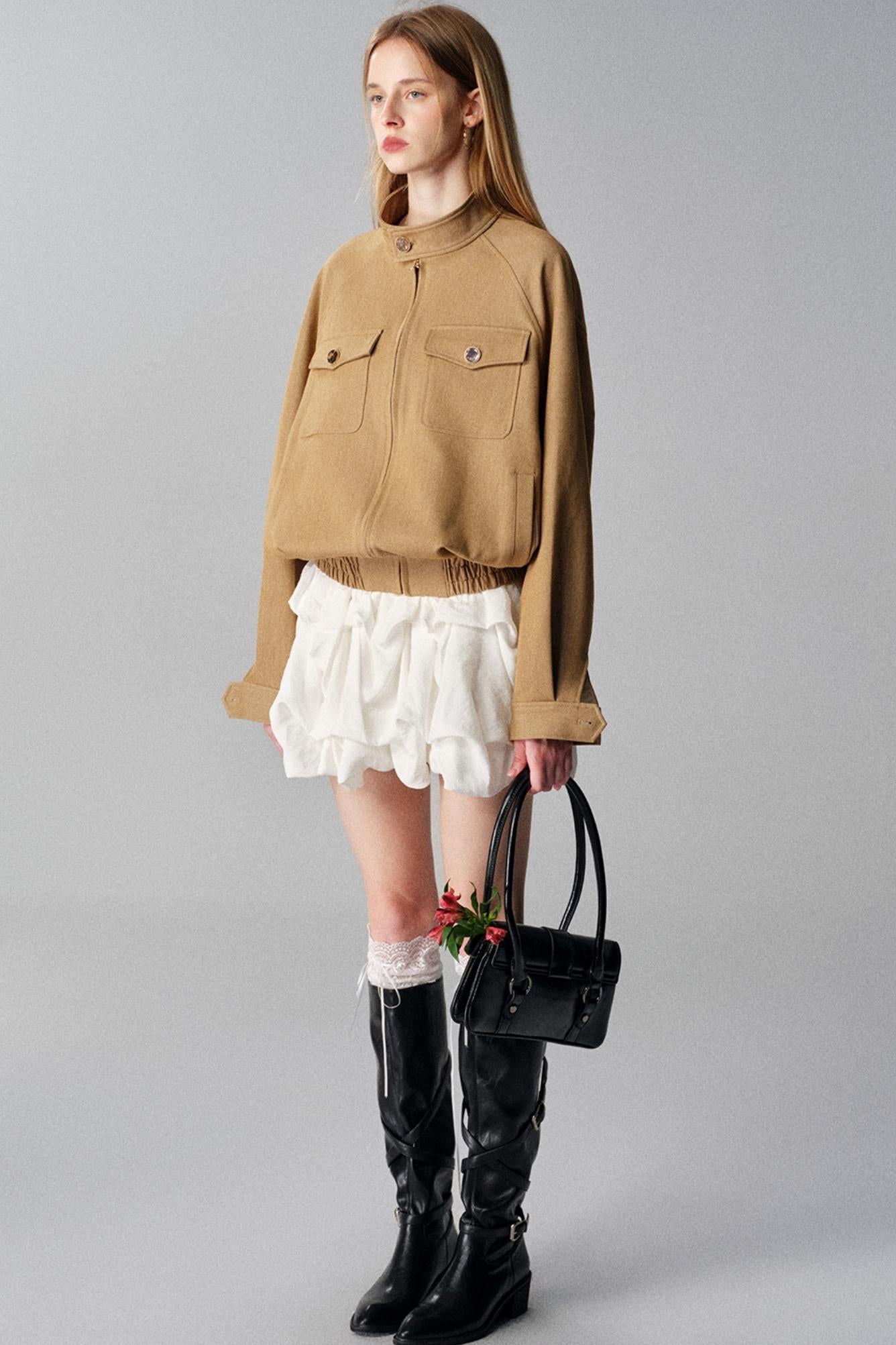 Sea Cappuccino Short Jacket