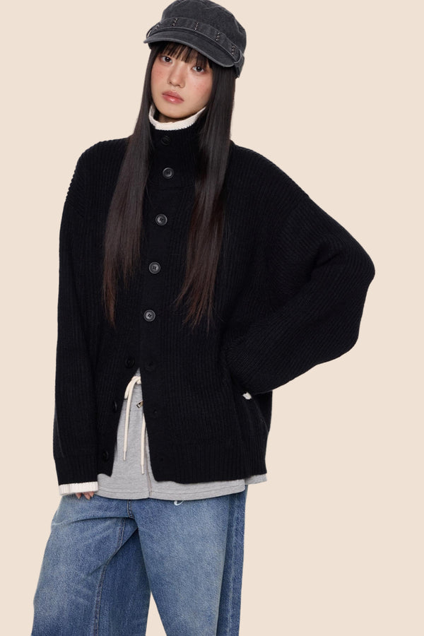 Vintage Stripe Knitted Cardigan