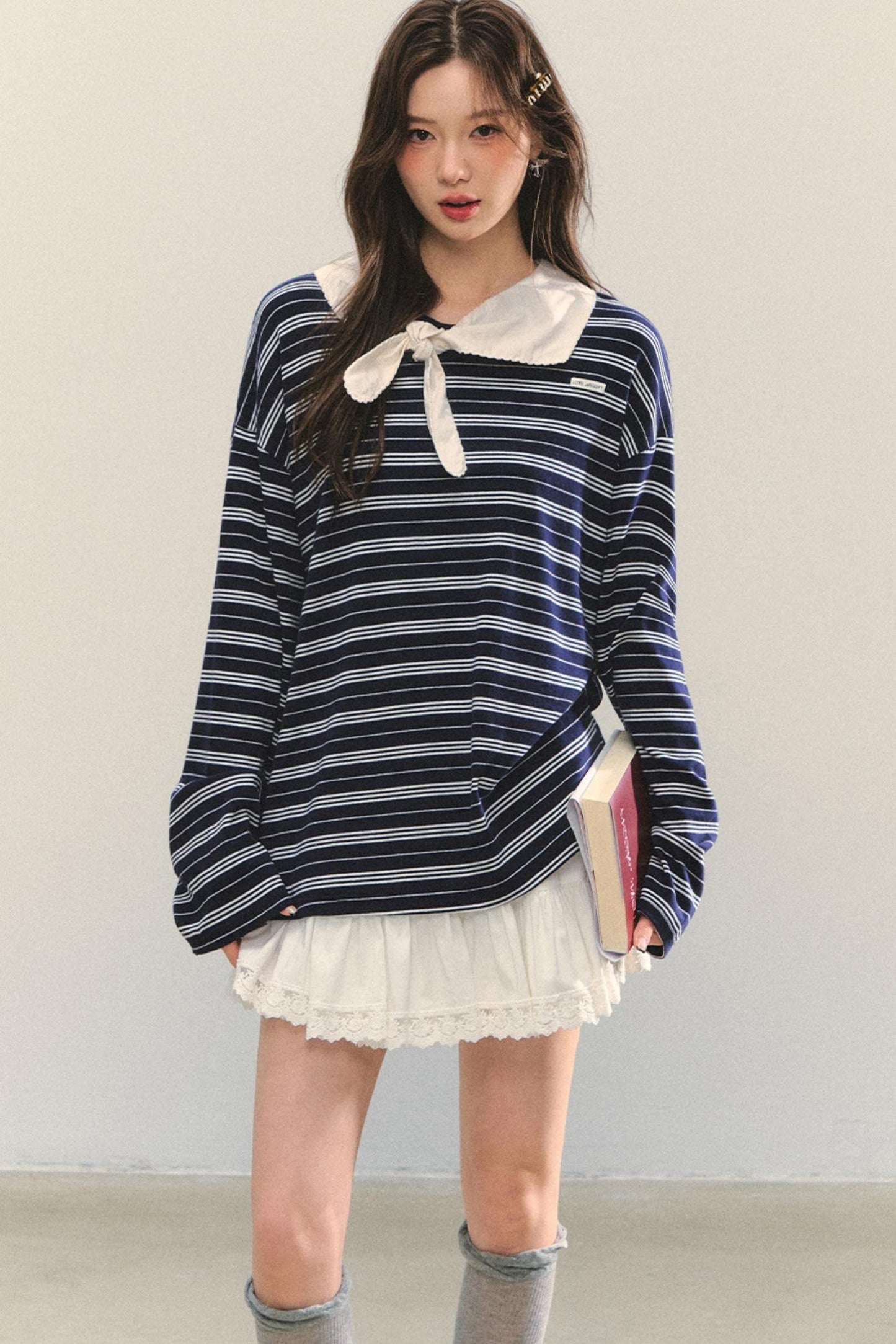 Striped Long Sleeve Top