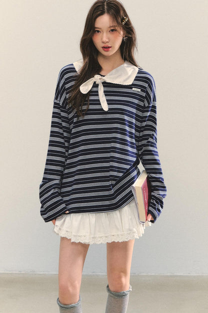 Striped Long Sleeve Top