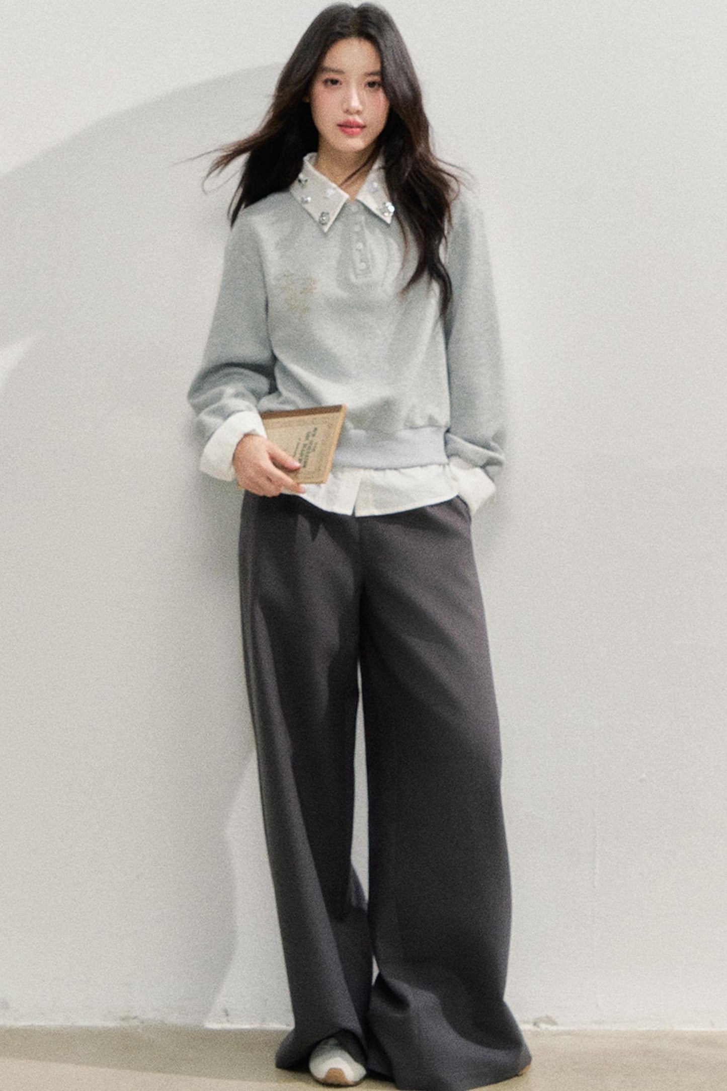 Rose Rhinestone Sweatshirt