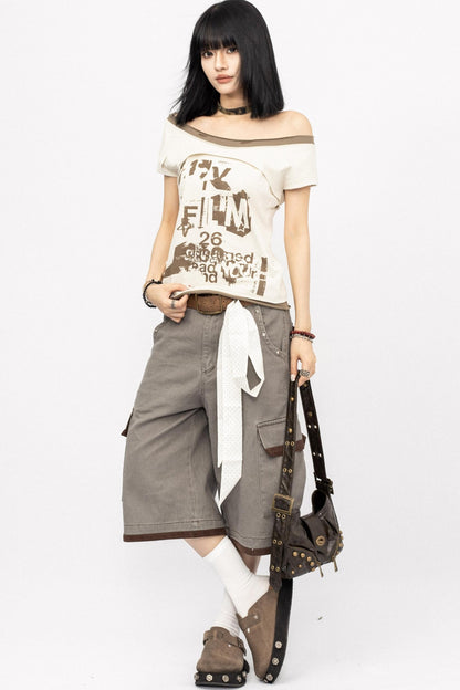 American Summer Short Sleeve Top