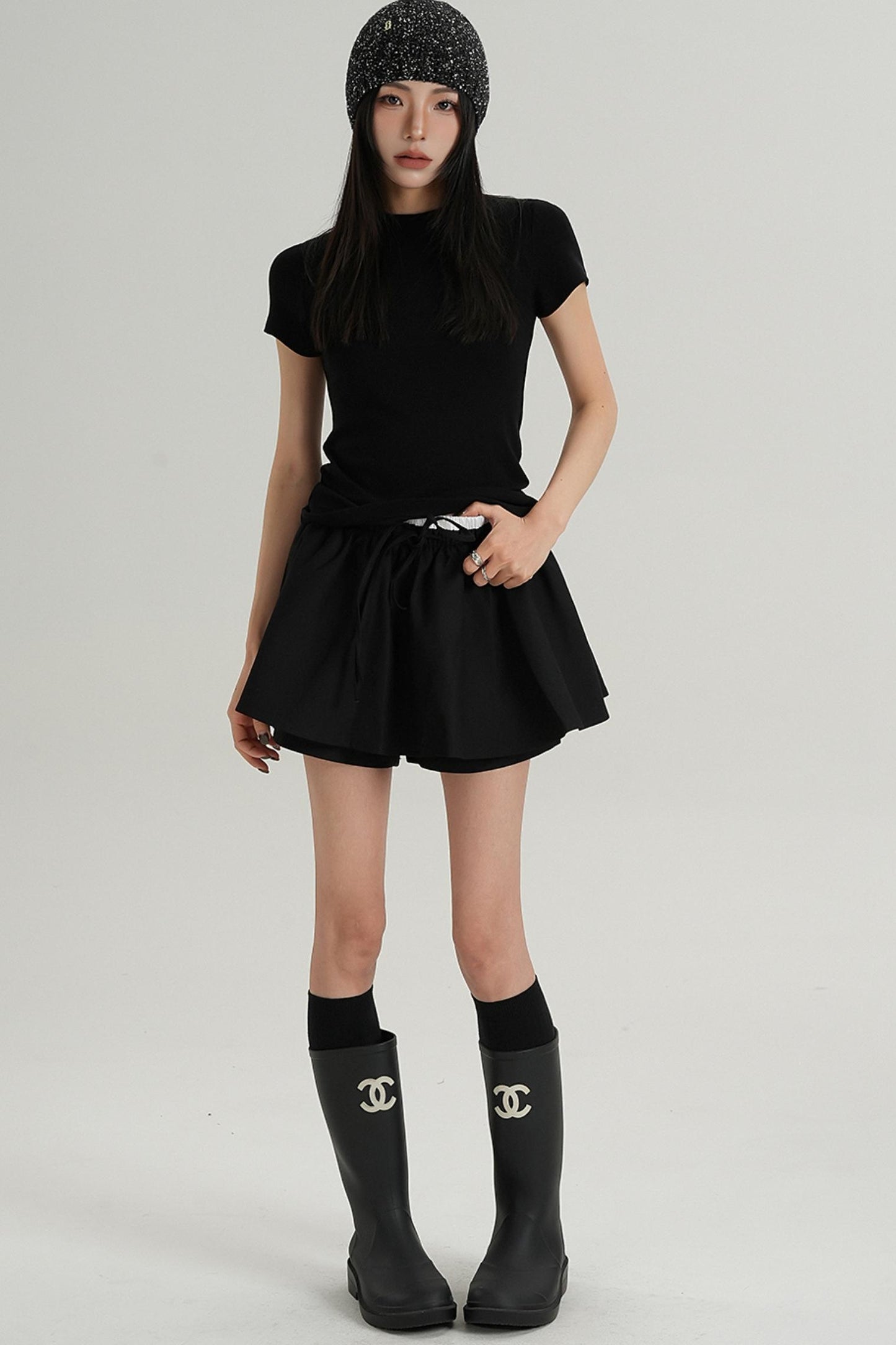 Elegant Short Sleeve Inner Top