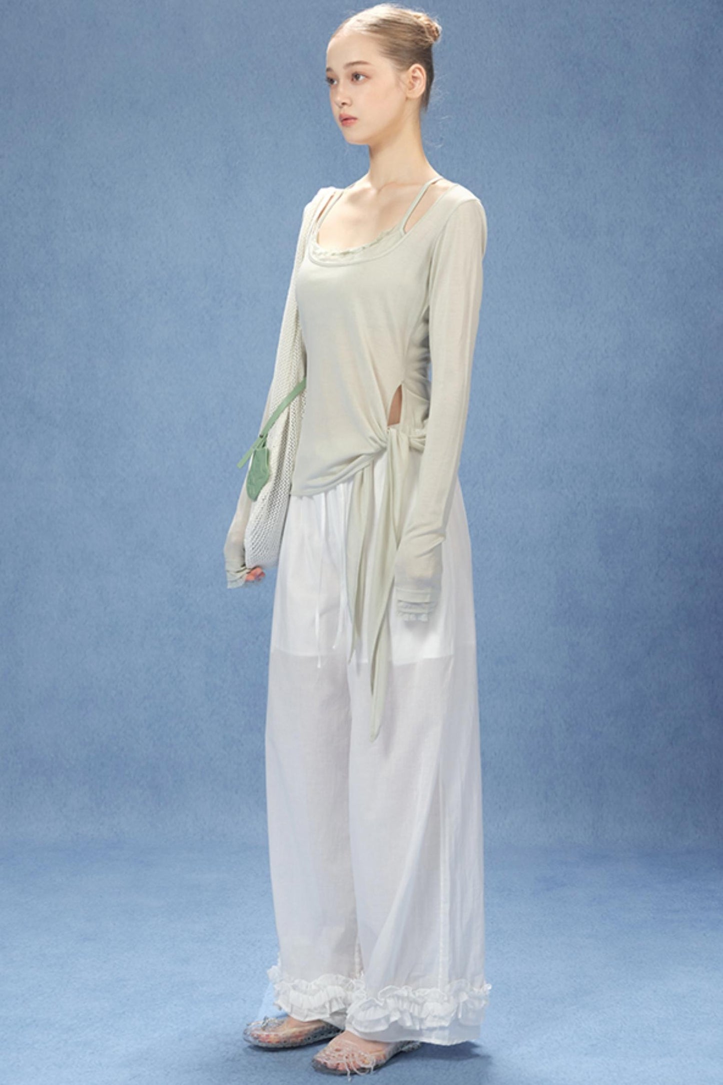 U-Neck Corset Top Set