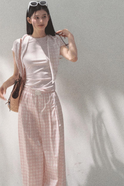 Pink Wide Leg Set-Up