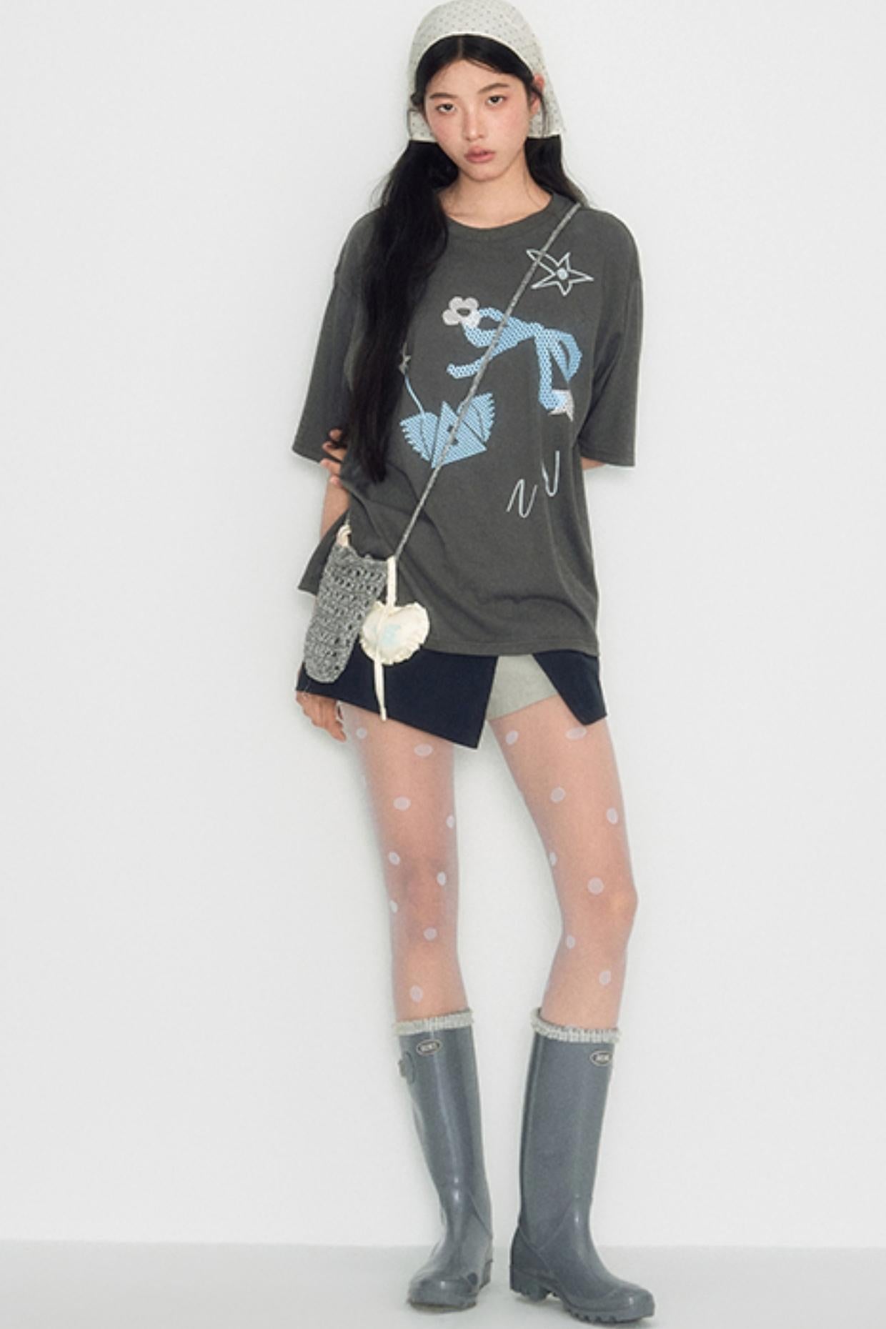 Diamond Crew Neck T-Shirt