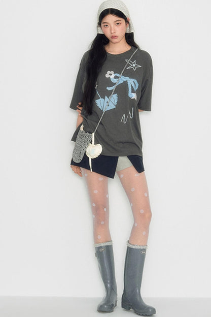 Diamond Crew Neck T-Shirt