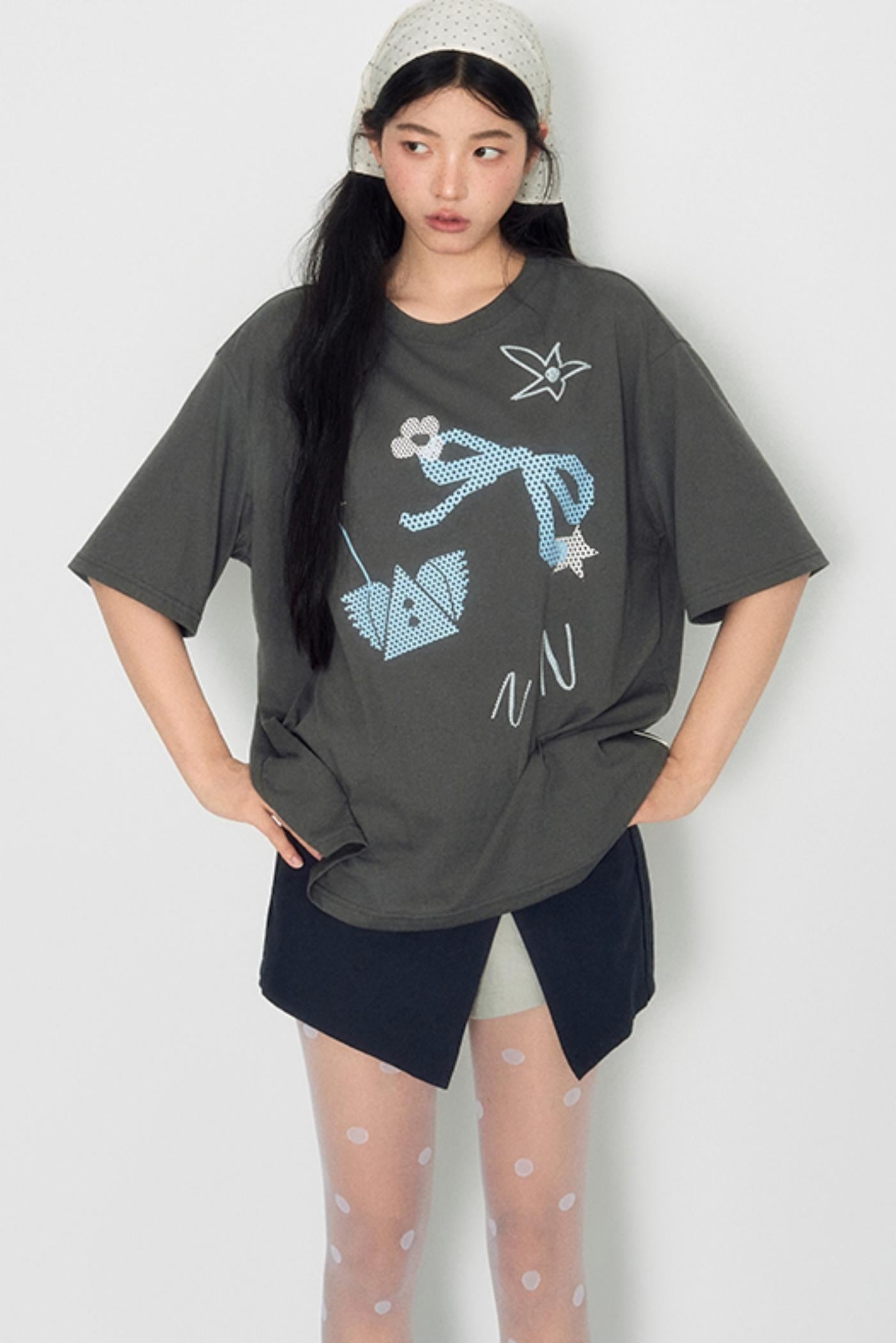 Diamond Crew Neck T-Shirt