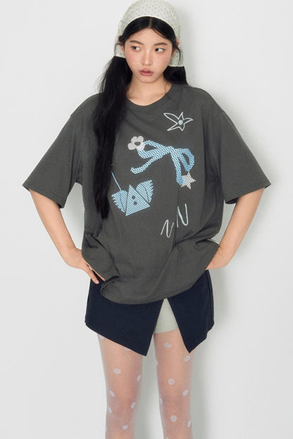 Diamond Crew Neck T-Shirt