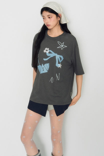 Diamond Crew Neck T-Shirt