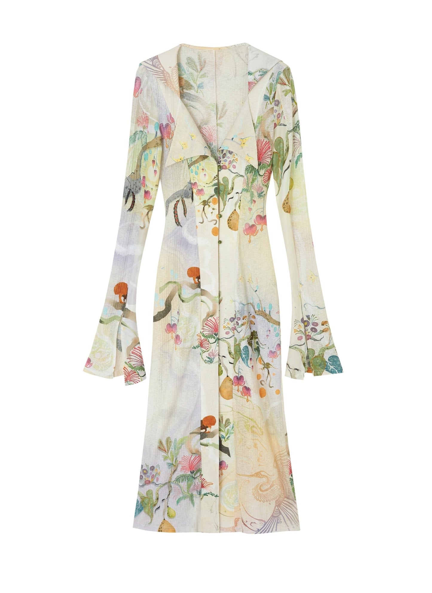 Fantasy Botanical Knit Shirt