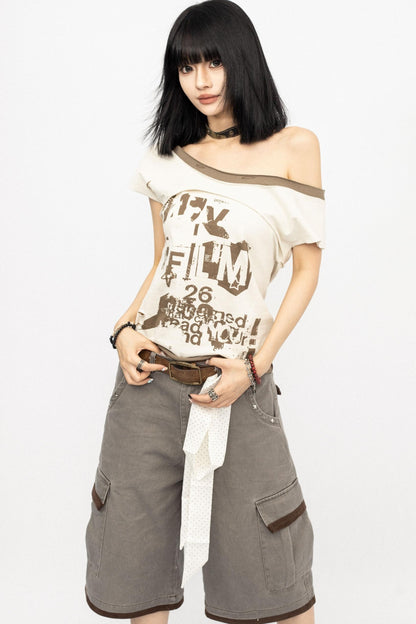 American Summer Short Sleeve Top