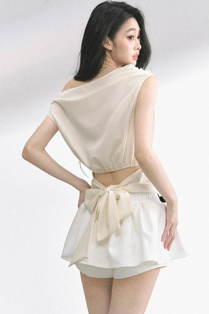 Manta Love Letter Shoulder Top