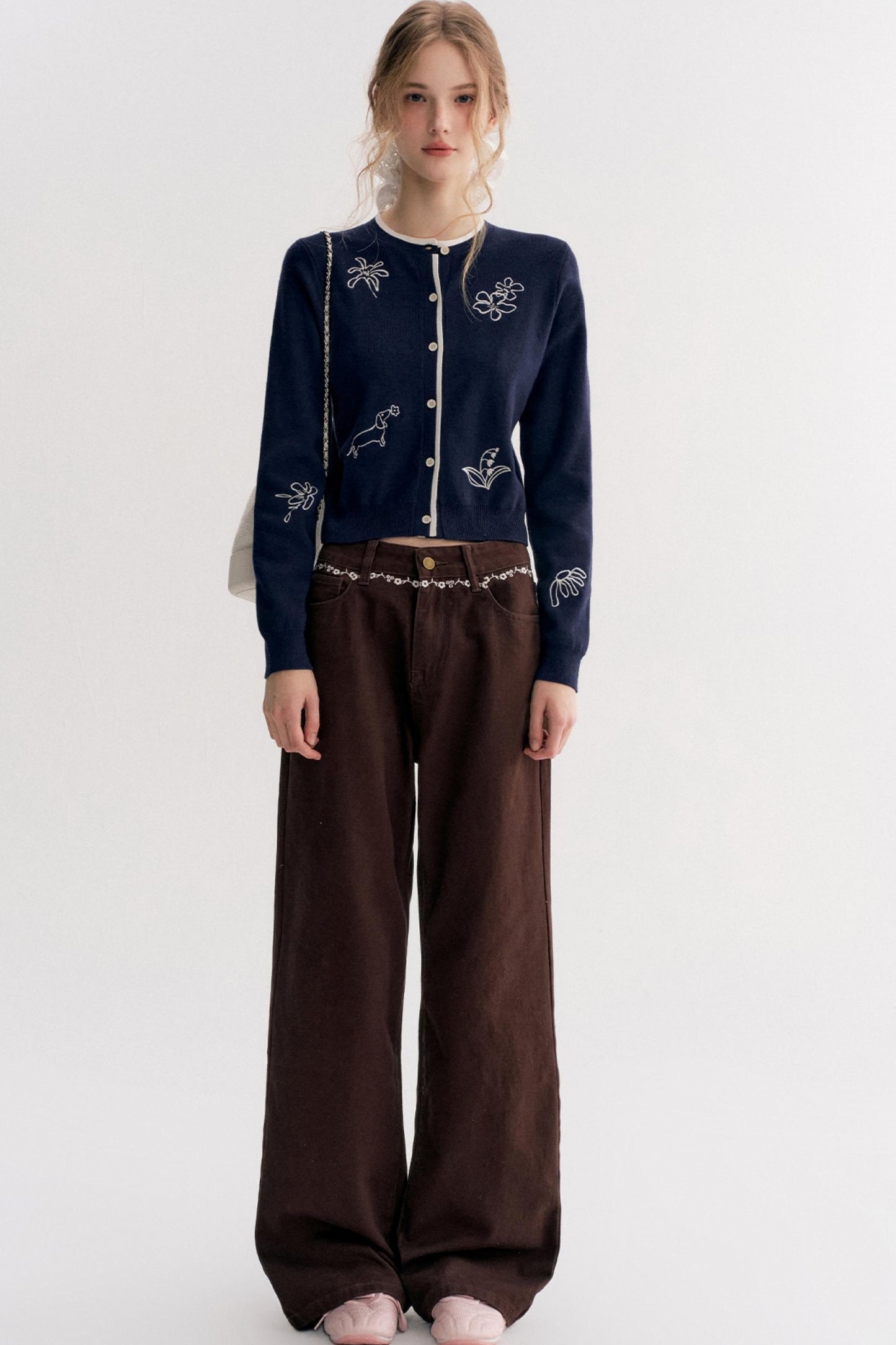 Dream Garden Embroidered Cardigan