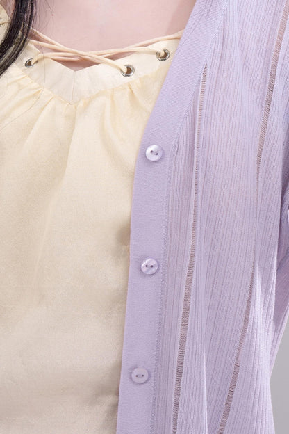 Romantic Purple A-Line Dress