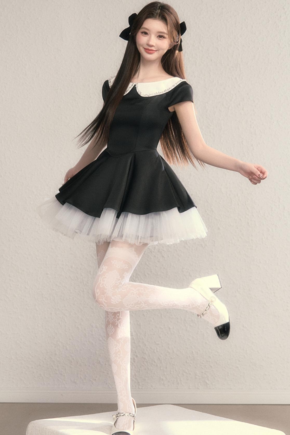 Blue Madeleine A-Line Princess Dress