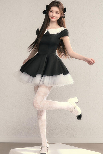 Blue Madeleine A-Line Princess Dress