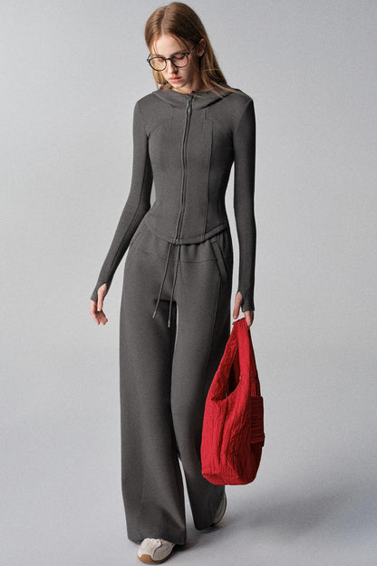 Corridor Set Hooded Sweatshirt Jacket & Pants Set-Up