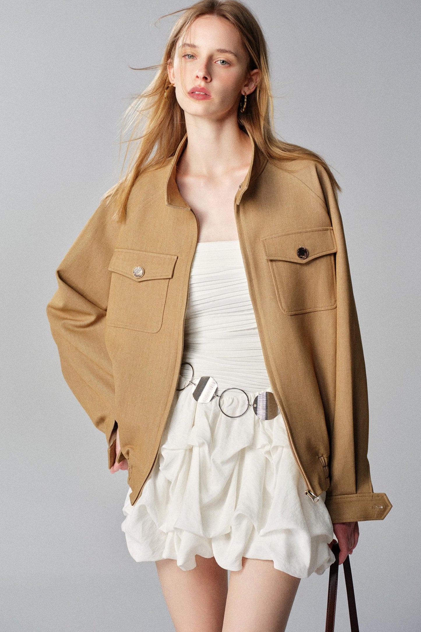 Sea Cappuccino Short Jacket