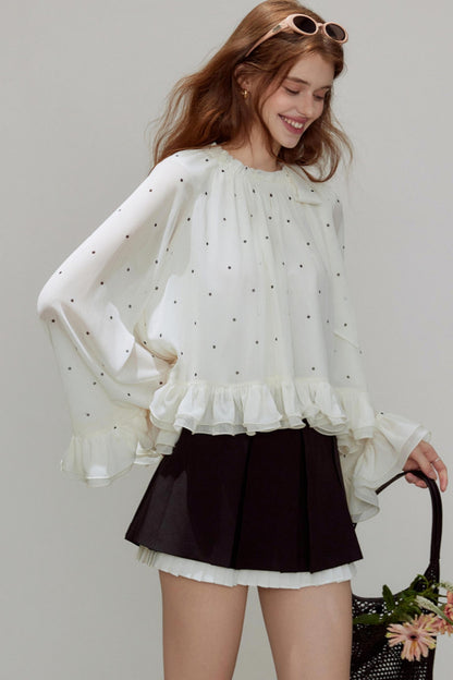 Autumn Pleated A-Line Skirt