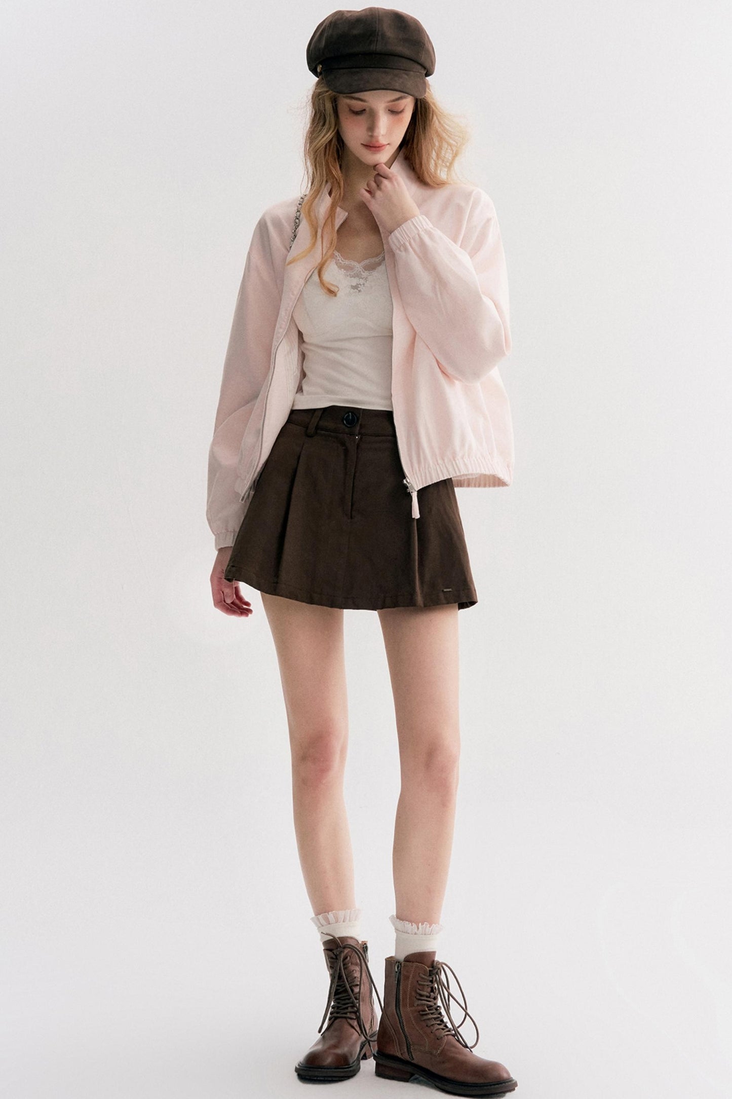 Stand Collar Loose Jacket