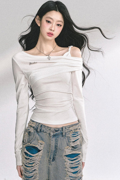 Autumn Lace Shoulder Top