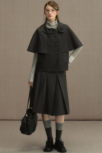 Glutinous Half-Turtleneck Knit T-shirt