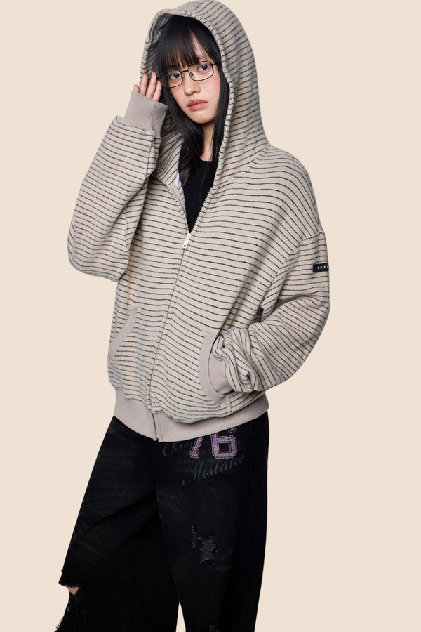 Lazy Vintage Rabbit Hooded Jacket