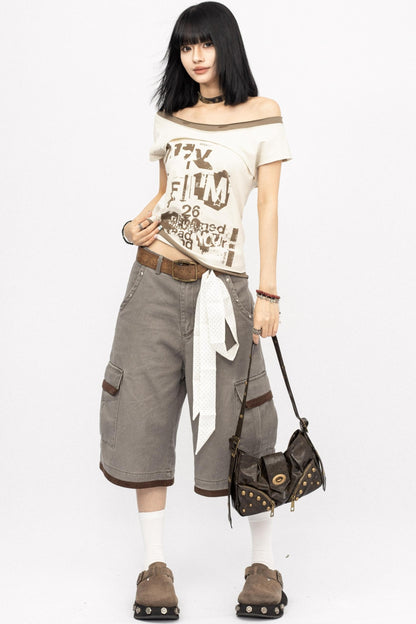 American Summer Short Sleeve Top