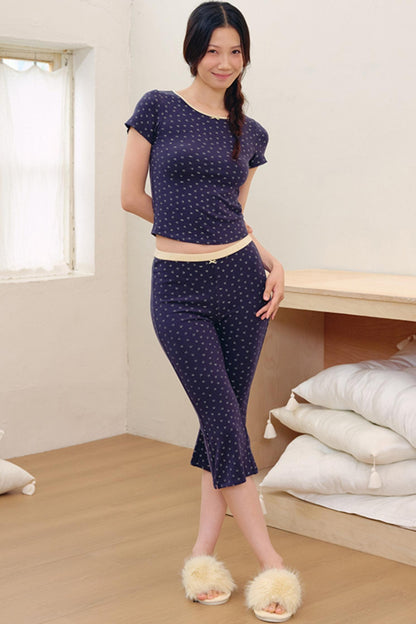 Forest Floral Short Sleeve T-Shirt Set-Up