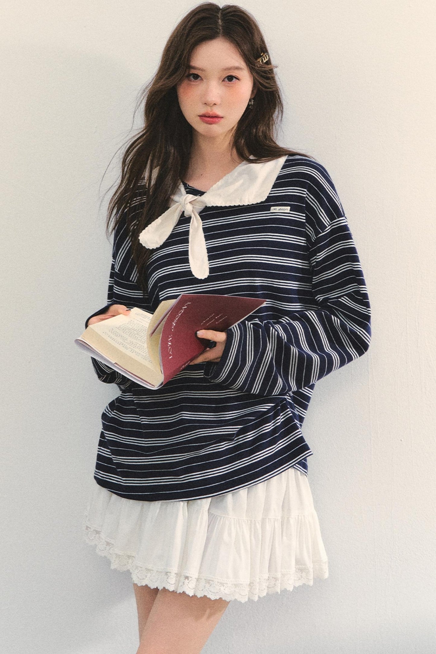 Striped Long Sleeve Top