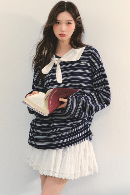 Striped Long Sleeve Top