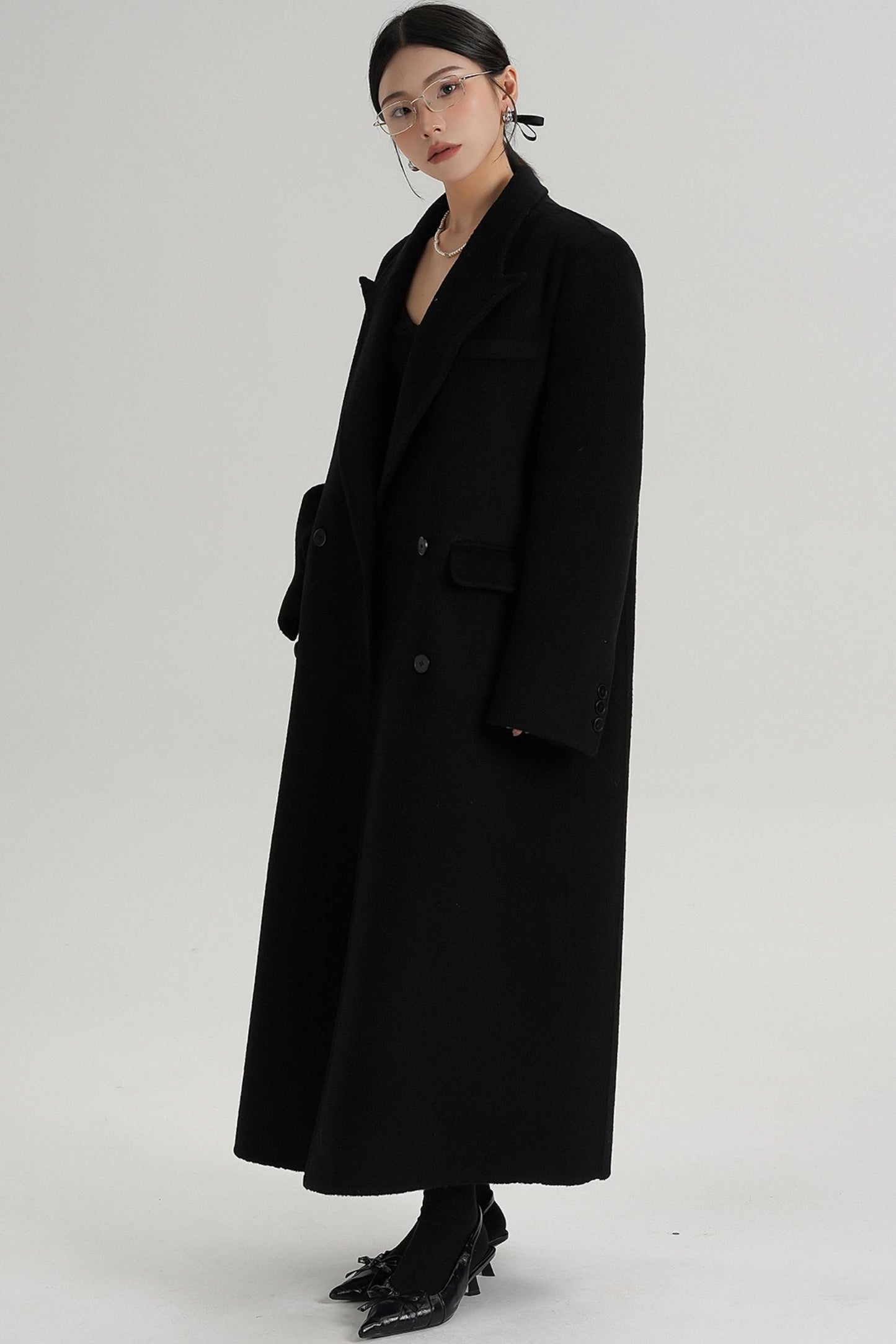 Straight Wool Coat