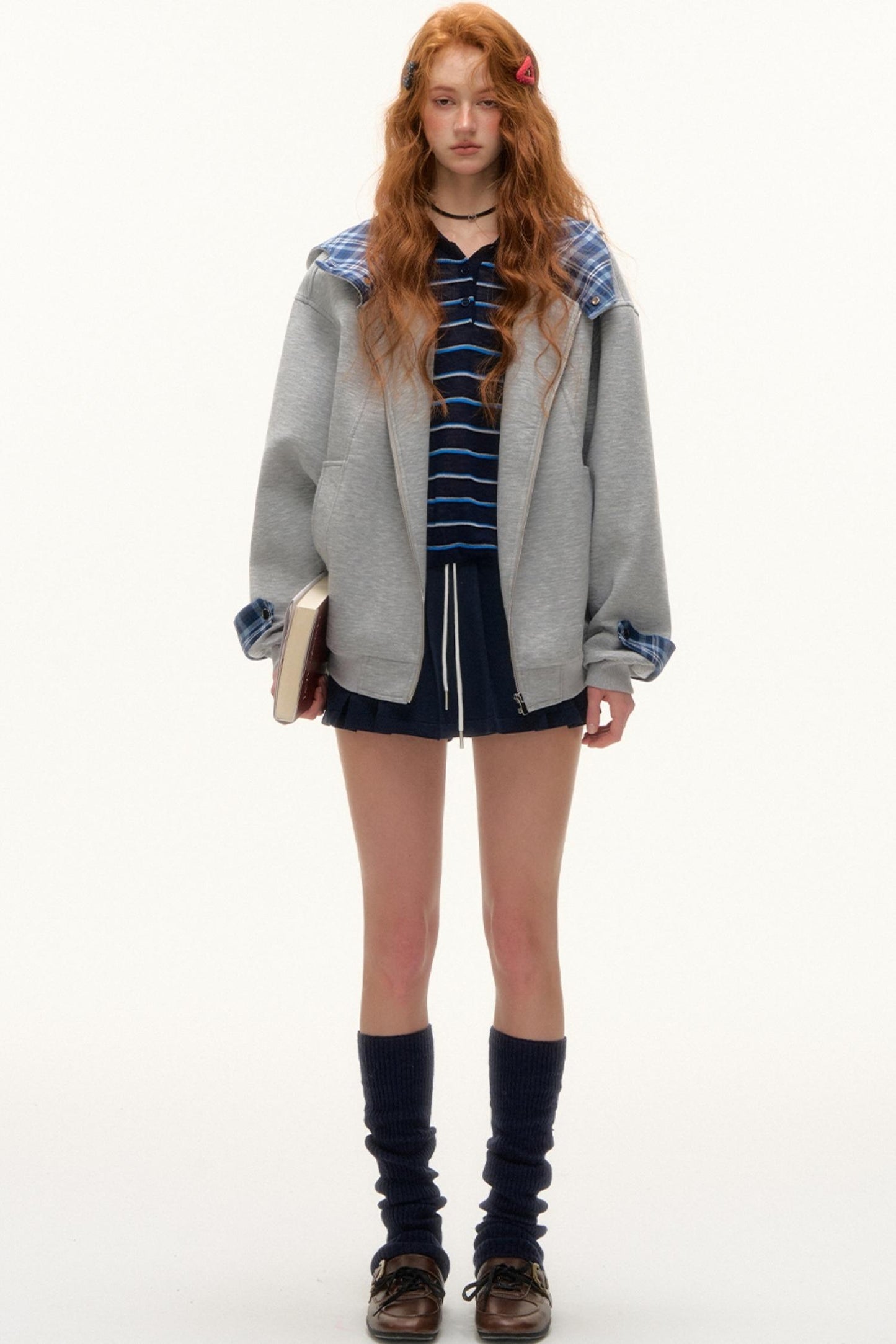 Inner Jean Contrast Jacket Set-Up