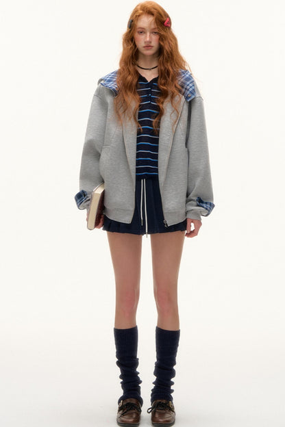 Inner Jean Contrast Jacket Set-Up