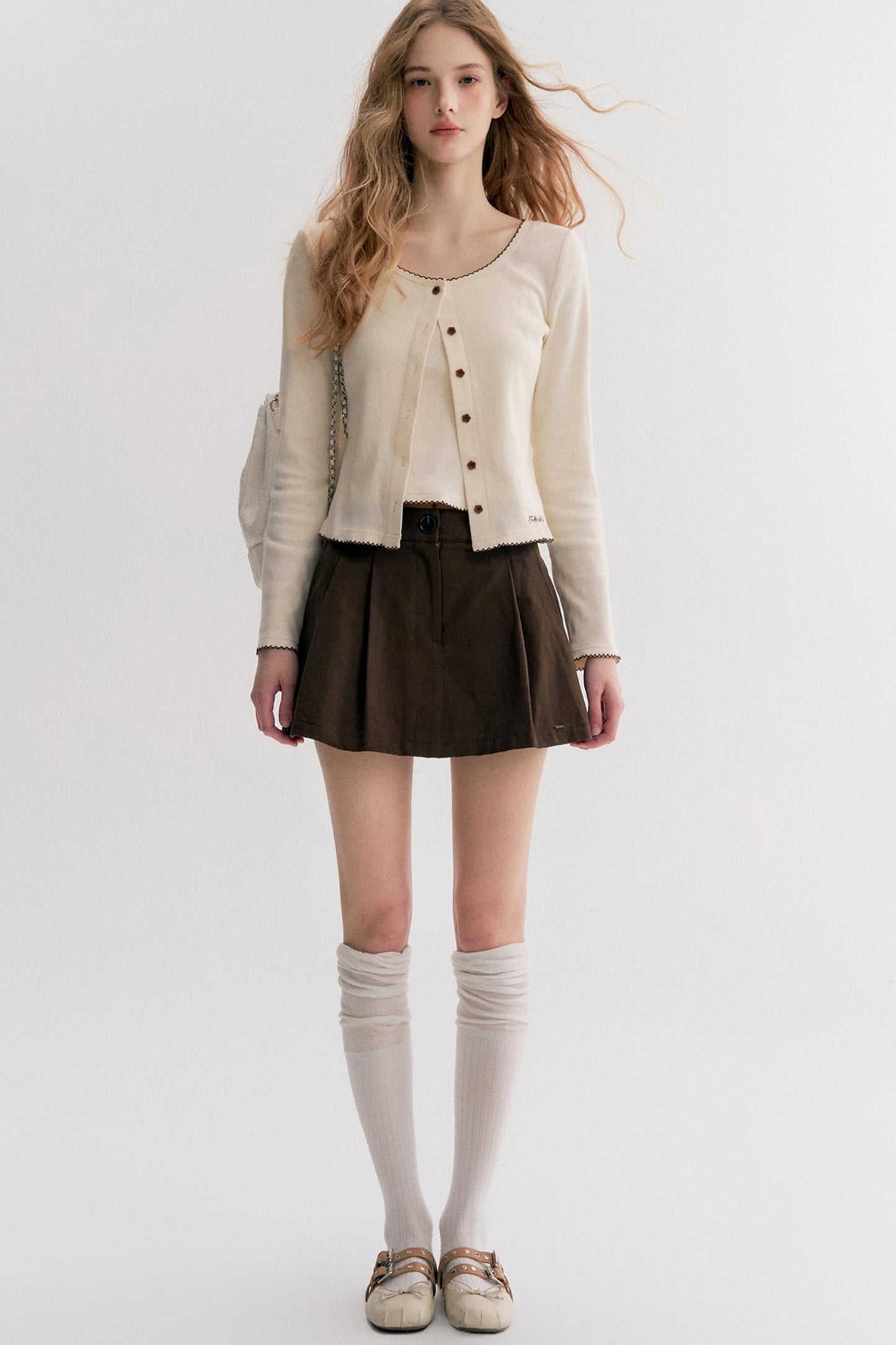 Romantic Autumn Lace Knit Cardigan