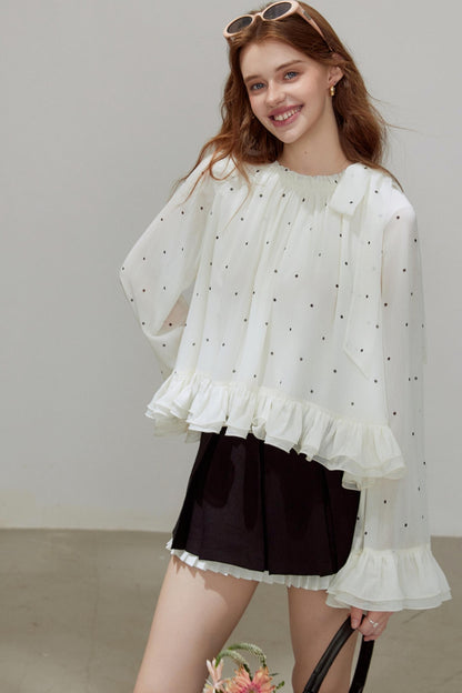 Autumn Pleated A-Line Skirt