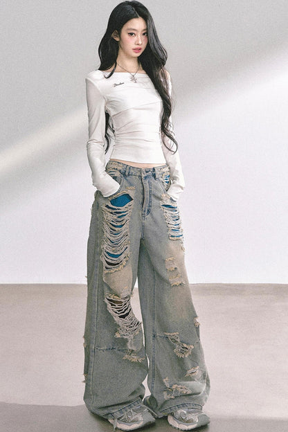 Autumn Lace Shoulder Top