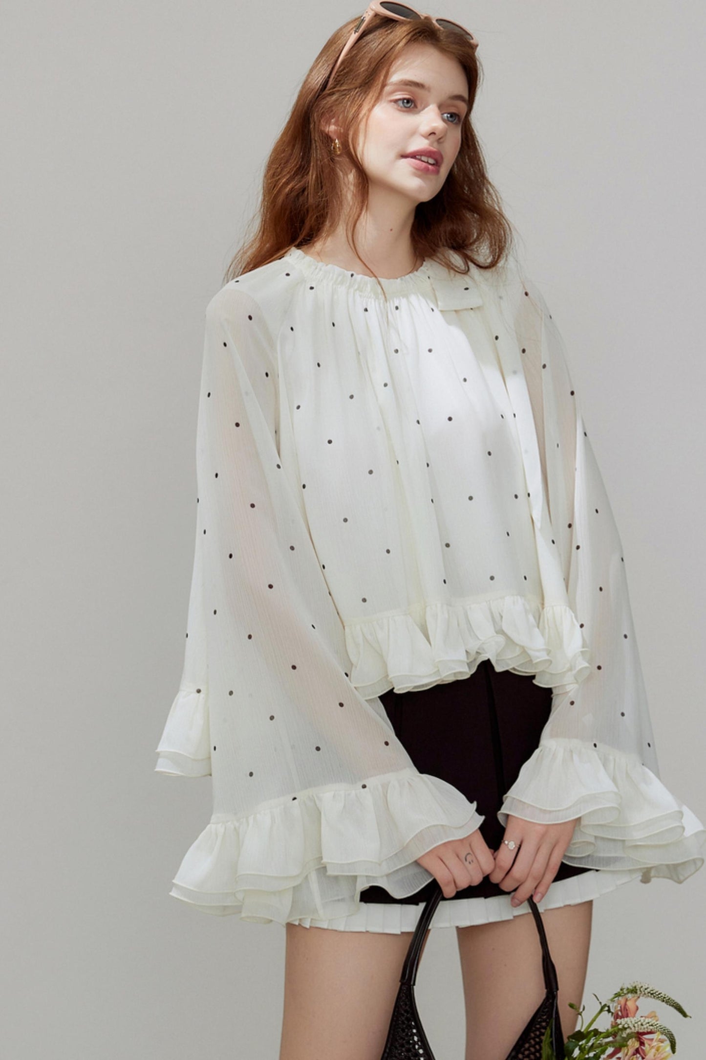 Autumn Pleated A-Line Skirt