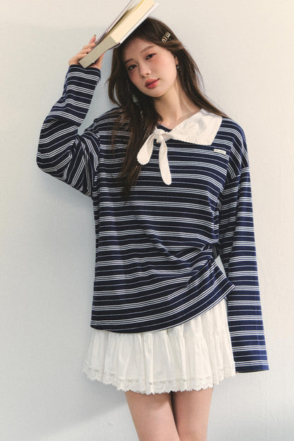 Striped Long Sleeve Top