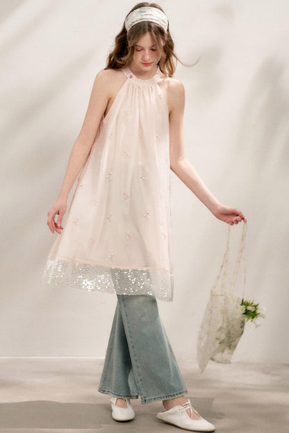 French Lace Flare Jeans