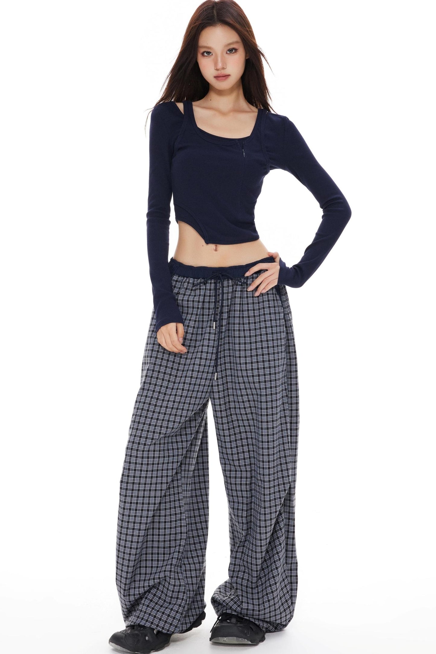 Patchwork Cargo Trousers