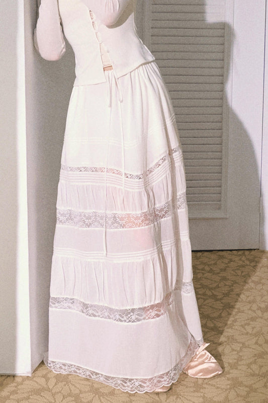 Bohemian Lace Patchwork Skirt