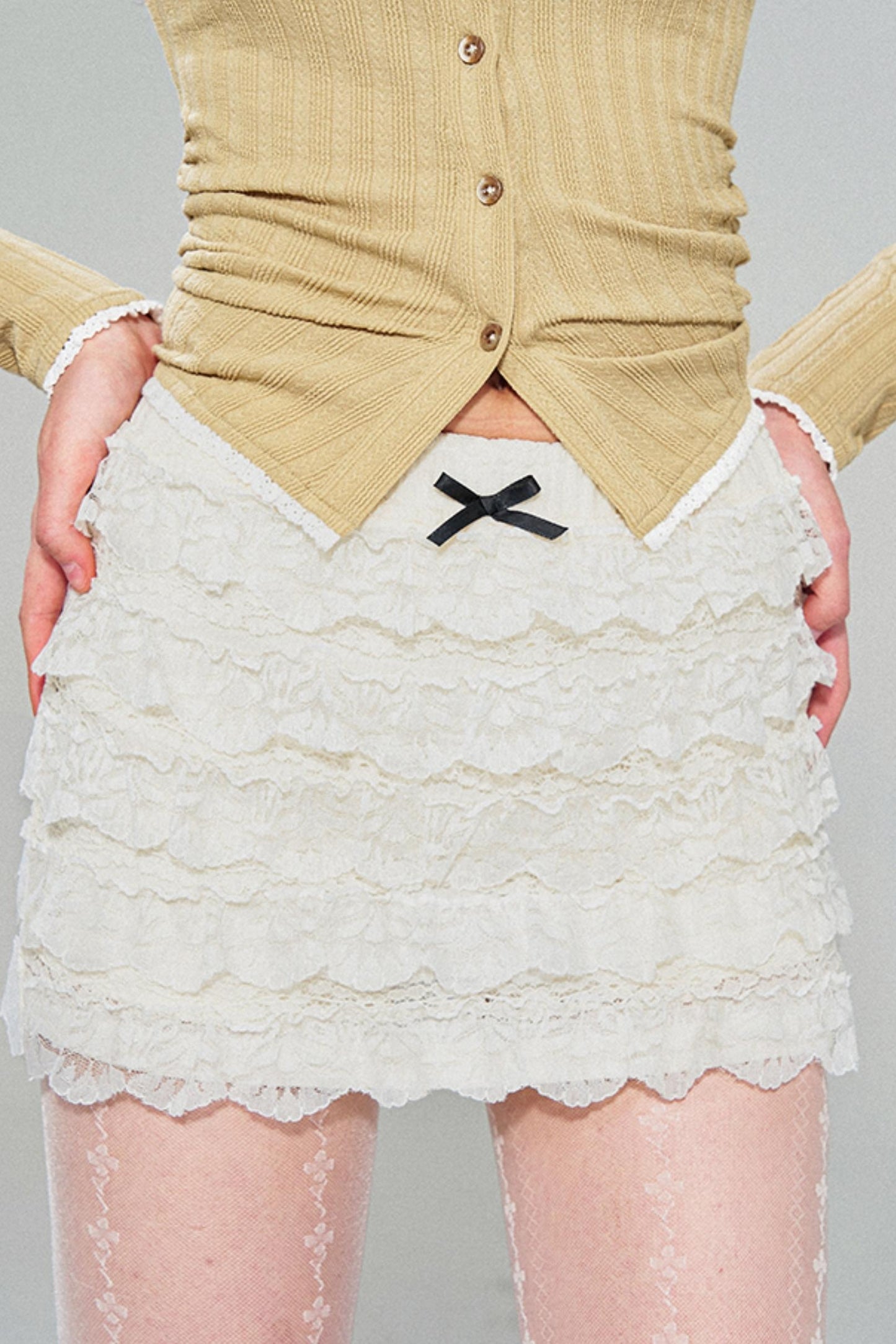 Lace A-Line Skirt