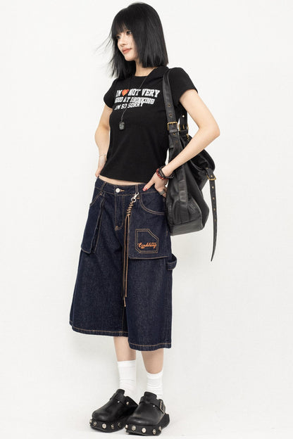 Bold Shoulder Pad Tee