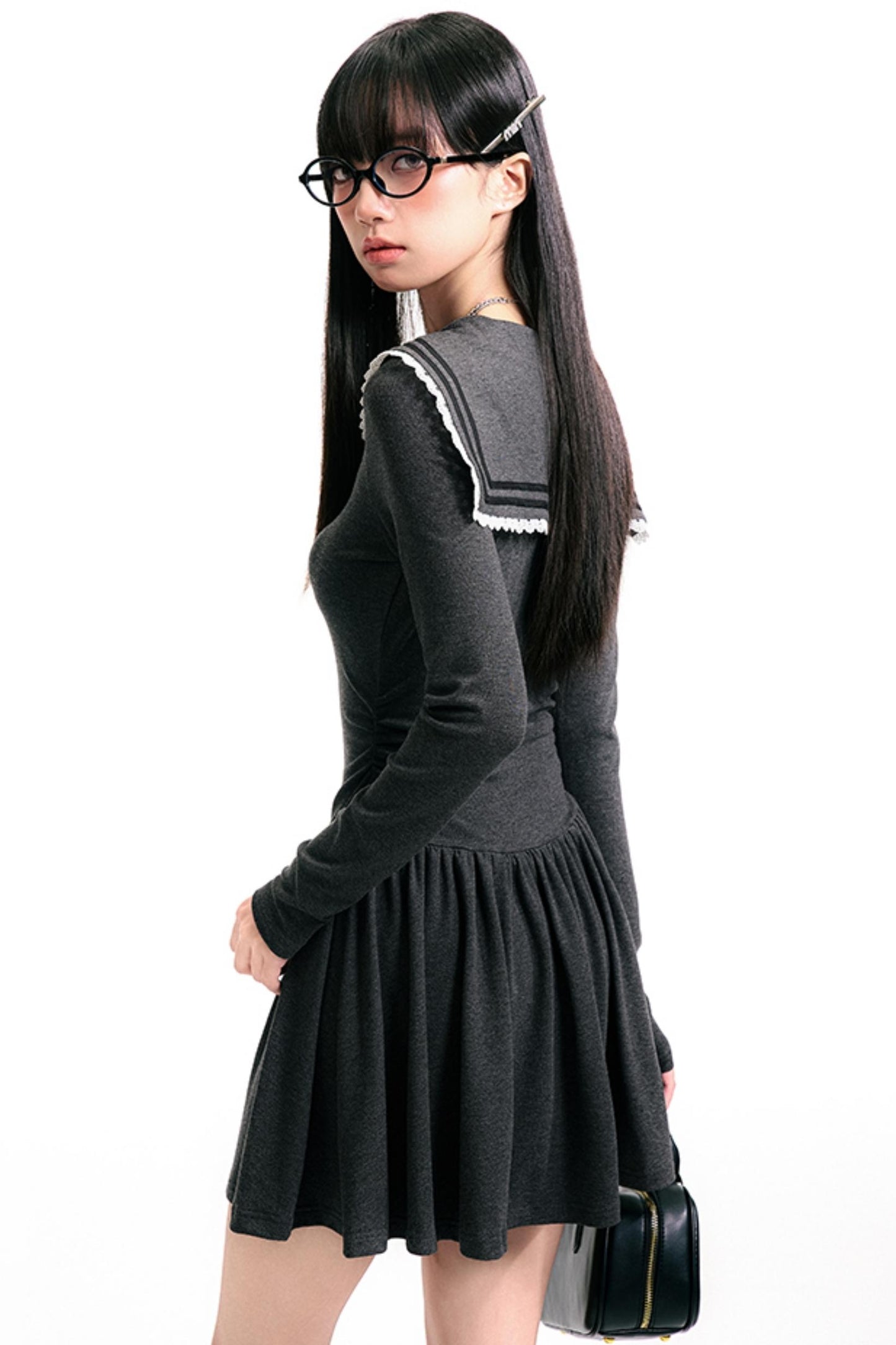 Pleated Sailor Dress