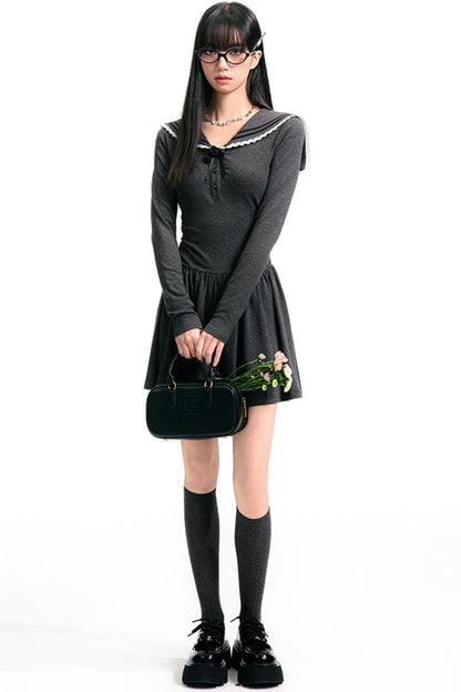 Pleated Sailor Dress