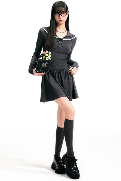 Pleated Sailor Dress