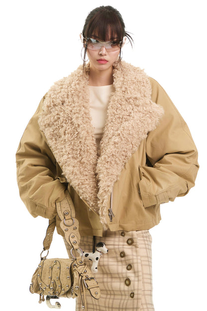 American Retro Lamb Wool Jacket