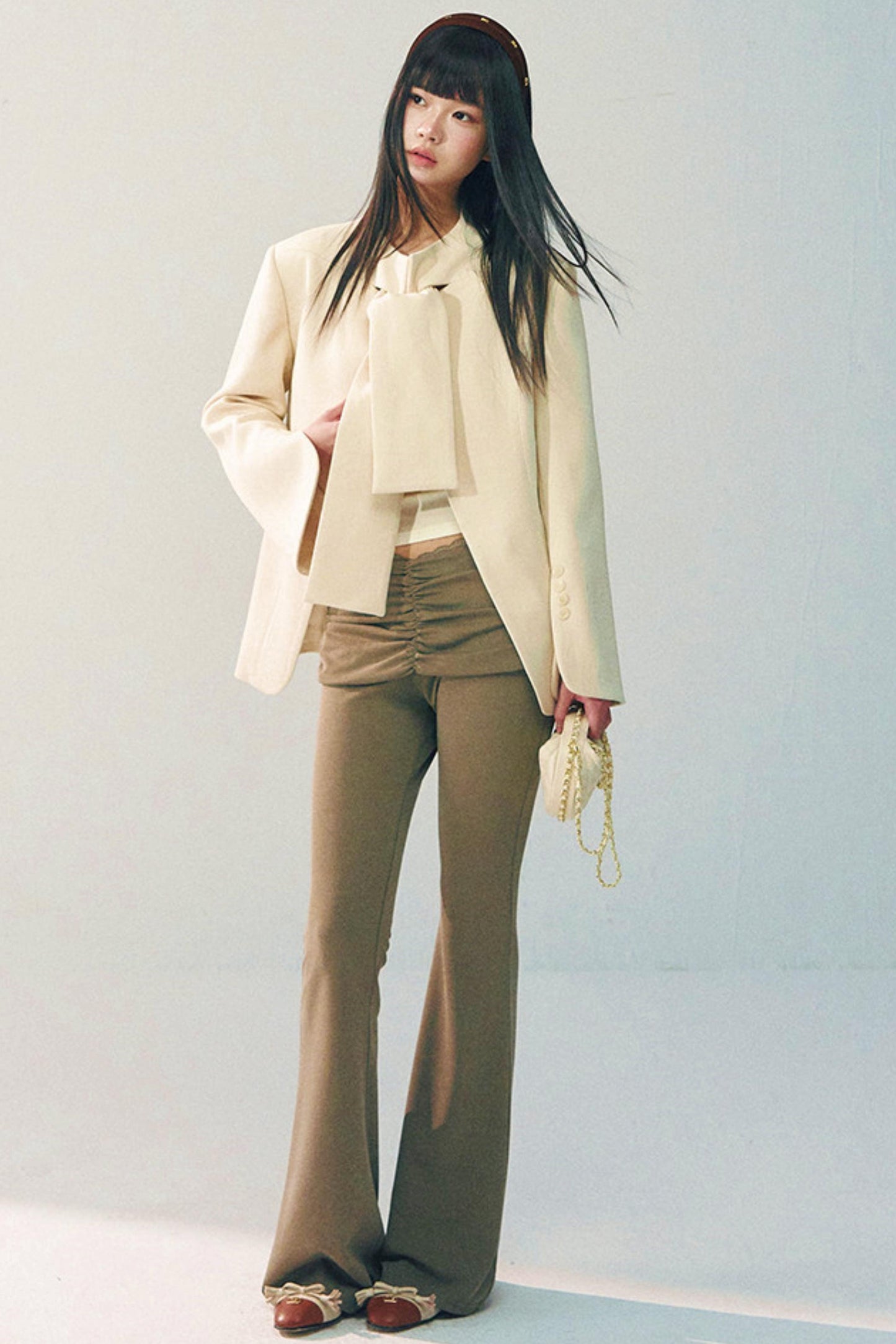 텐셀 울 보타이 블레이저